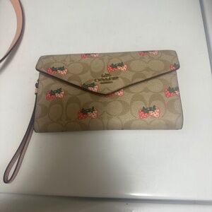 Coach strawberry wallet